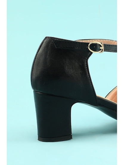 Roaring Vintage Heels Shoes T-strap 20s Retro heels Chunky 1950s