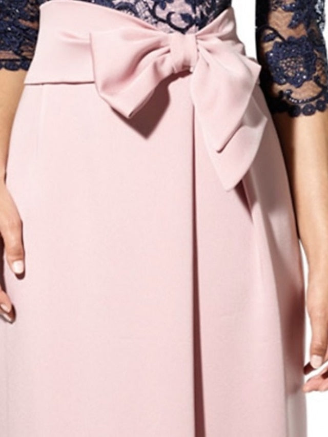 Dress Sheath the Guest Mother Bride Elegant Wedding Jewel of