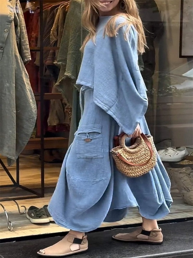 Women's Dress Set Casual Dress Skirt Set Casual Plain