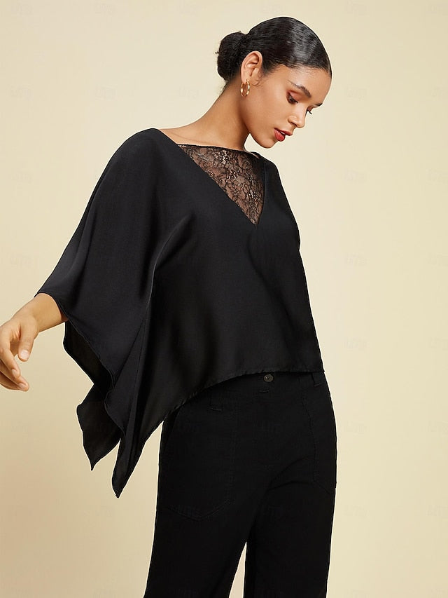 Women's Summer Tops Solid / Plain Color Casual Daily