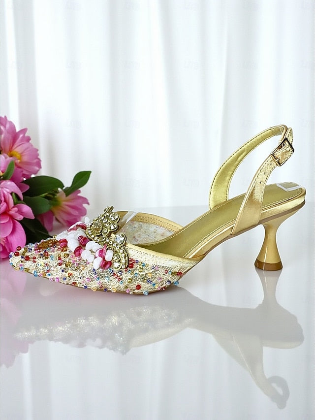 Green Women's Set Rhinestone Clutch Heel Bag and - Shoes