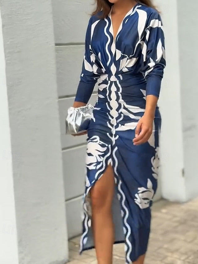 Women's Midi Dress Sheath Dress Boho Dress Elegant Fashion