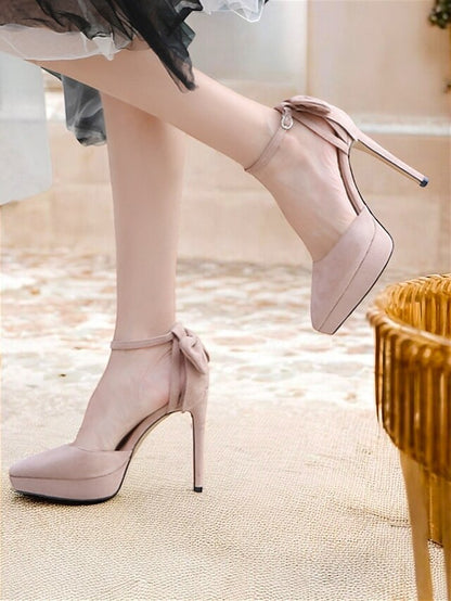 Elegant with Heels Platform Ankle Strap Women's Stiletto