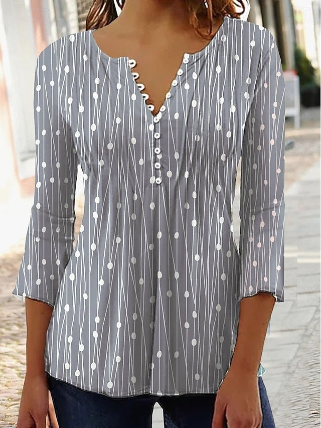 Women's T-Shirt  Graphic Polka Dot Elegant Stylish Modern