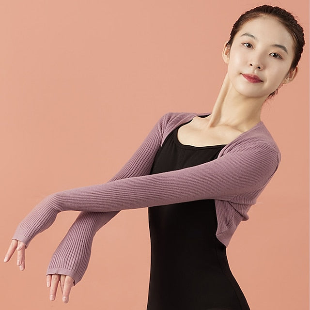 Breathable Ballet Activewear Top Solid Women's Training