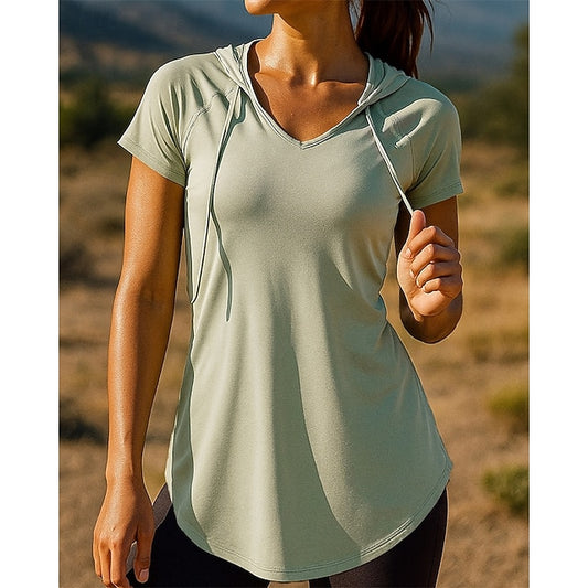 Running Tee Short Tshirt Women's Shirt Sleeve Top