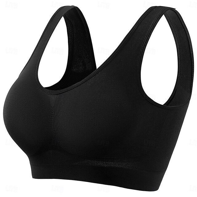 Women's Top Pure Color Sport Basic Home Gyms Nylon