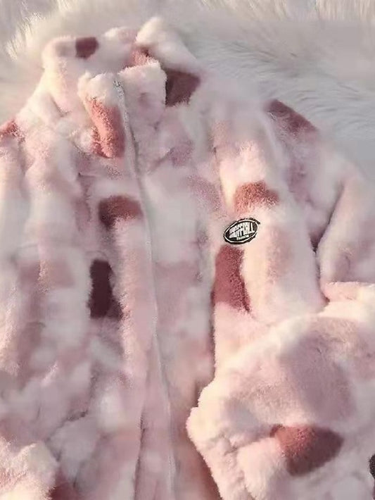 Fleece Teddy Coat Warm Faux Jacket Fur Women's