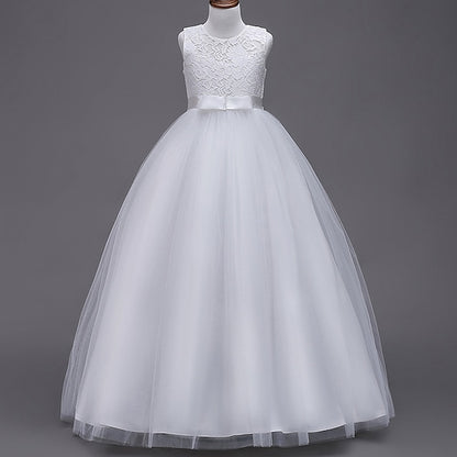 Dress Girls' Gown Girl Flower Party Evening