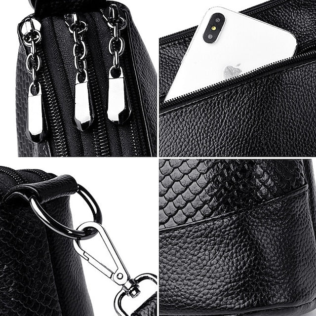 Leather Hobo Crossbody Bag Shoulder PU Women's