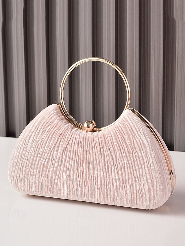 Party Elegant Christmas – Women's Handbag Velvet Red