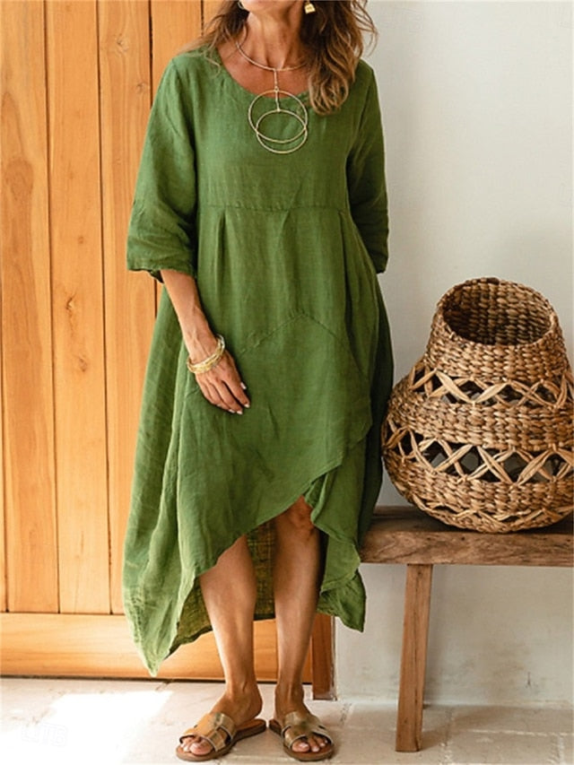 Women's Midi Dress A Line Dress Summer Dress Casual Daily