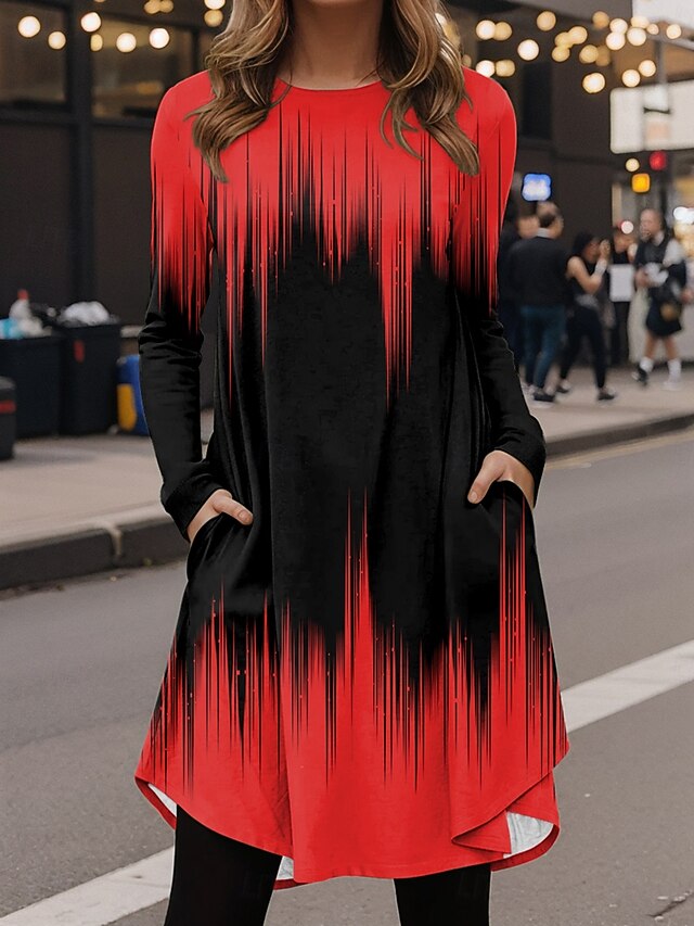 Women's Mini Dress T Shirt Dress Tee Dress Casual Daily