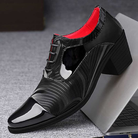 Men's Leather Formal Lace-Up Patent – Shoes Stylish