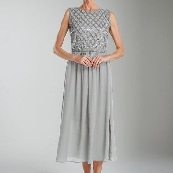 of Mother the Bride Simple A-Line Wedding Guest Dress