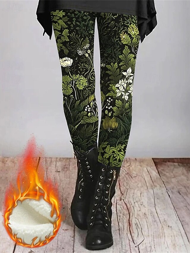 Women's Leggings Cozy Leggings Vintage Fashion Streetwear