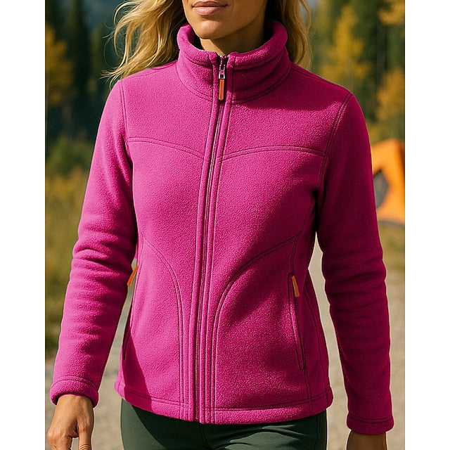 Women's Outdoor Jacket Hiking Jacket Fleece Jacket Winter