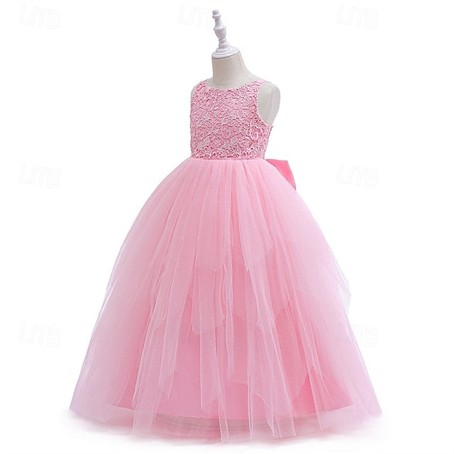 Princess Girls' Flower Kid's Dress Girl