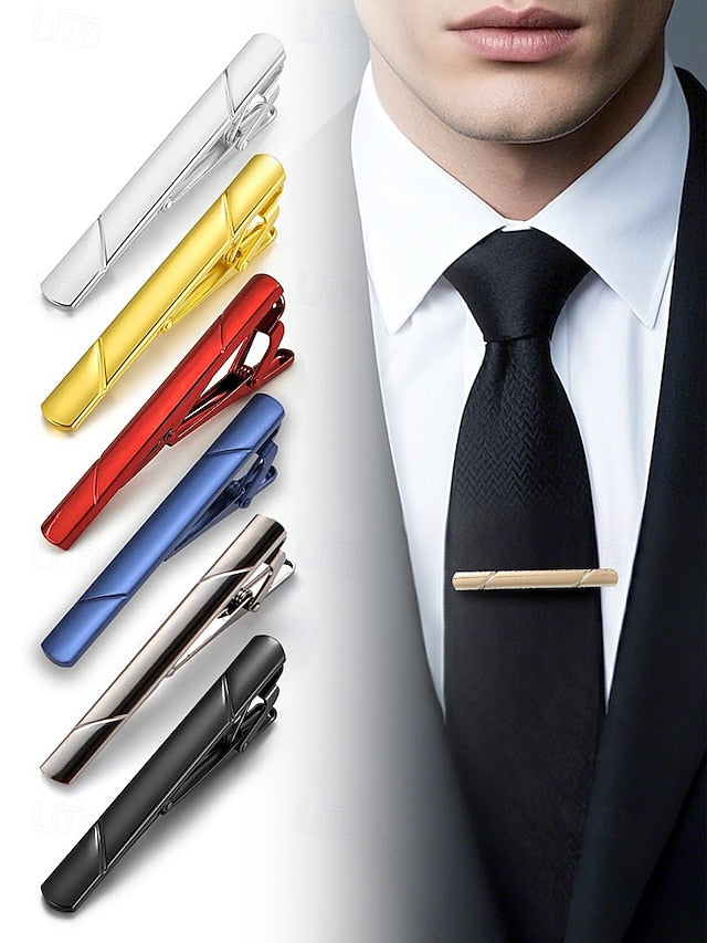 Clip Available Men's Colors 7 Tie - Metal Classic