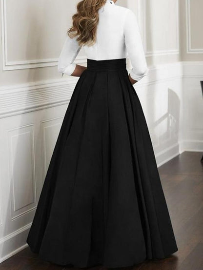 Dress Mother Elegant the Bride Guest Wedding of A-Line