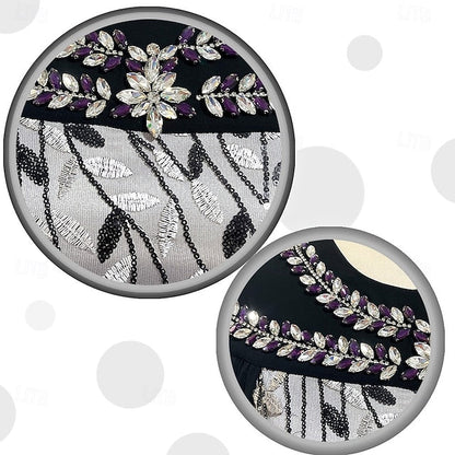 A-Line Dress Cape Neck of Mother Crew Elegant the Bride