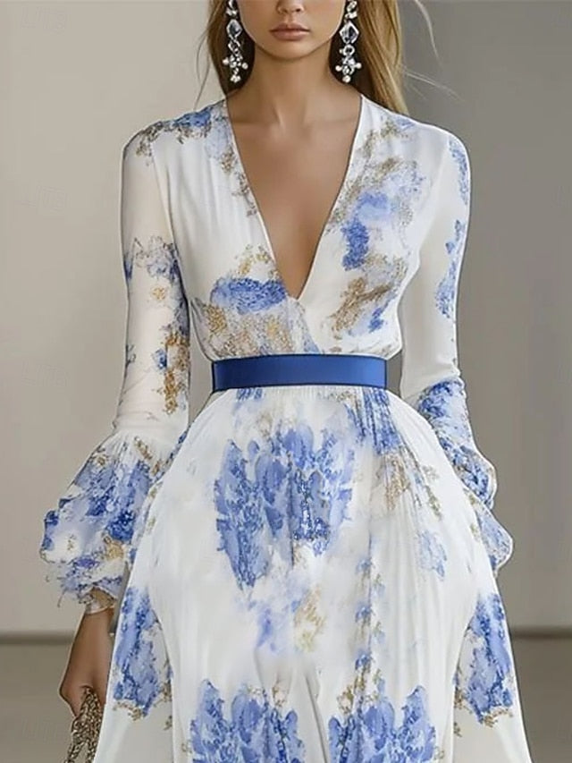 Women's Maxi Dress A Line Dress Fit And Flare Dress Casual