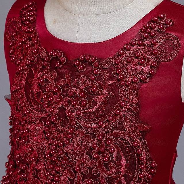 Party Girls' Wedding Girl Dress Flower