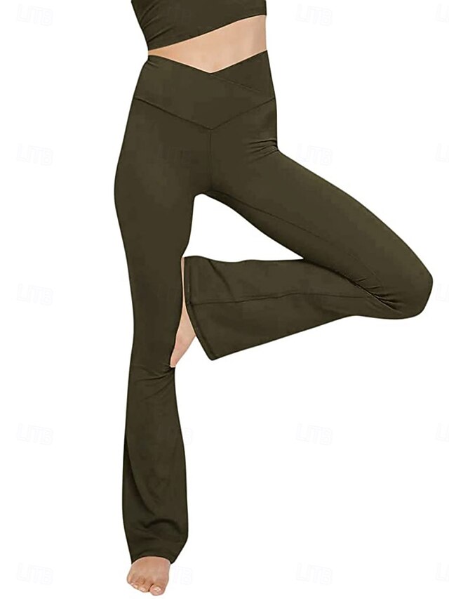 Women's Trousers Flare Leggings Fashion Streetwear Basic