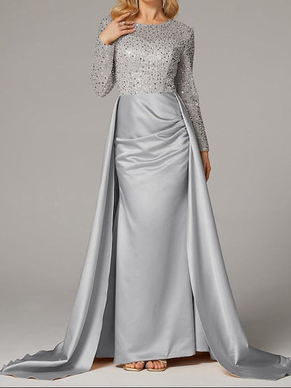 Mermaid Evening Dress Floor Carnival Elegant Masquerade Gown