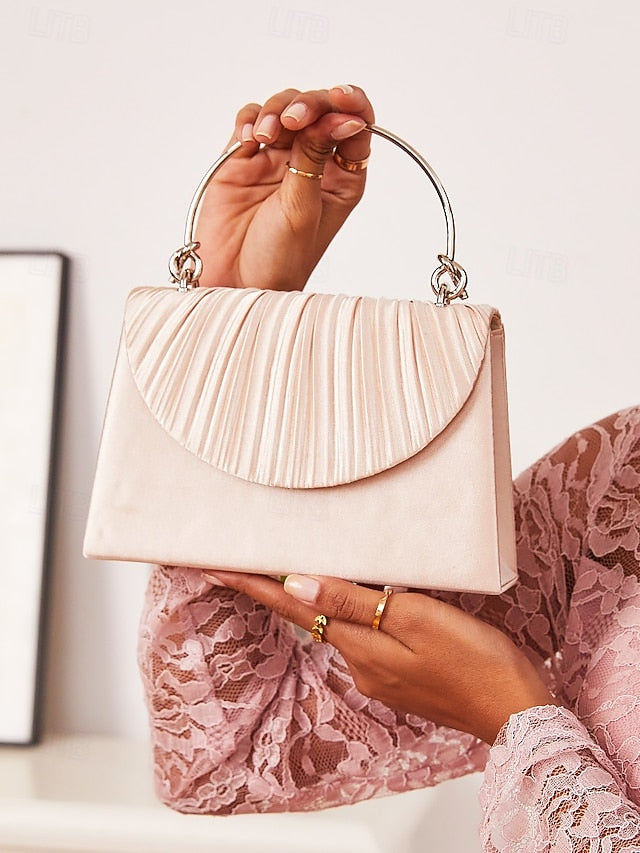 Polyester Women's Clutch Lace Bag Evening Party Wristlet