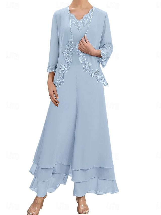 the Elegant of Dress Bride Sets Wedding Guest Mother