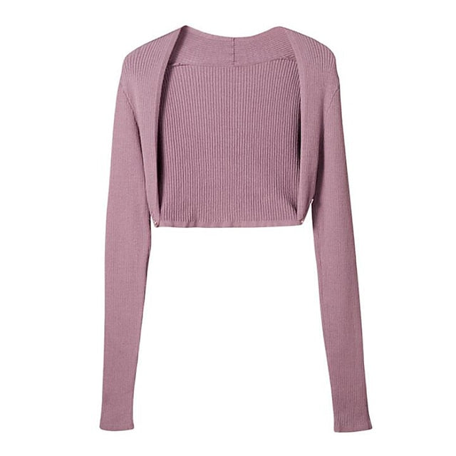 Breathable Ballet Activewear Top Solid Women's Training