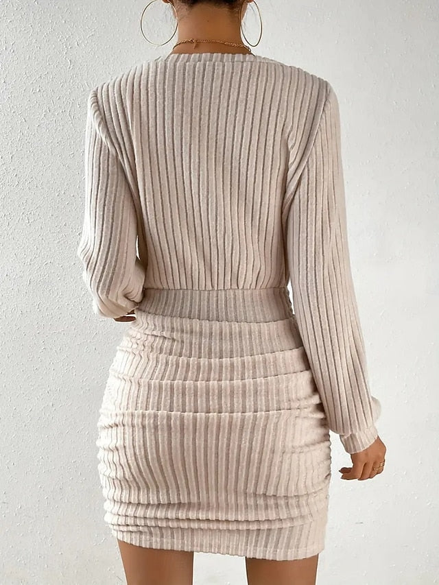 Women's Mini Dress Sheath Dress Casual Daily Regular Fit