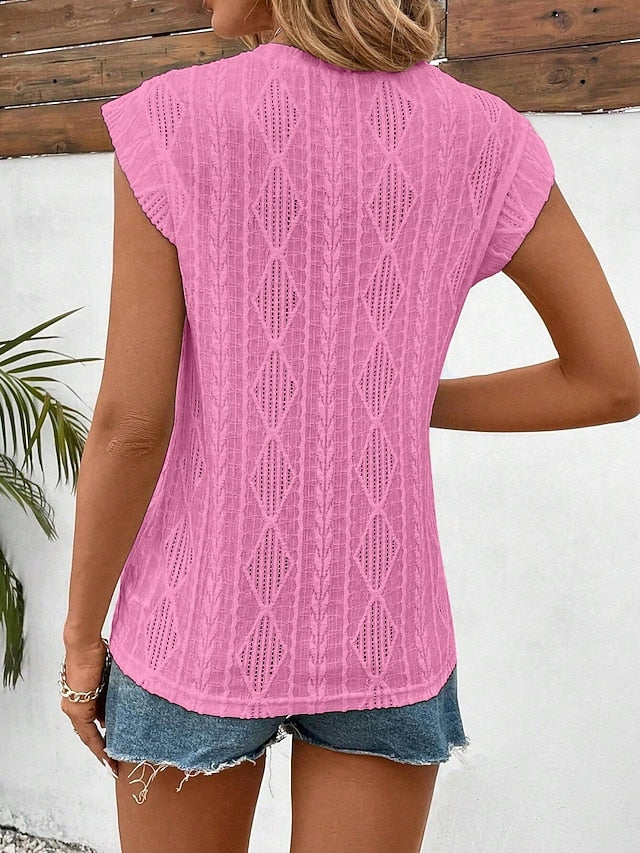 Women's Camisole Tank Top Plain Basic Modern Sleeveless