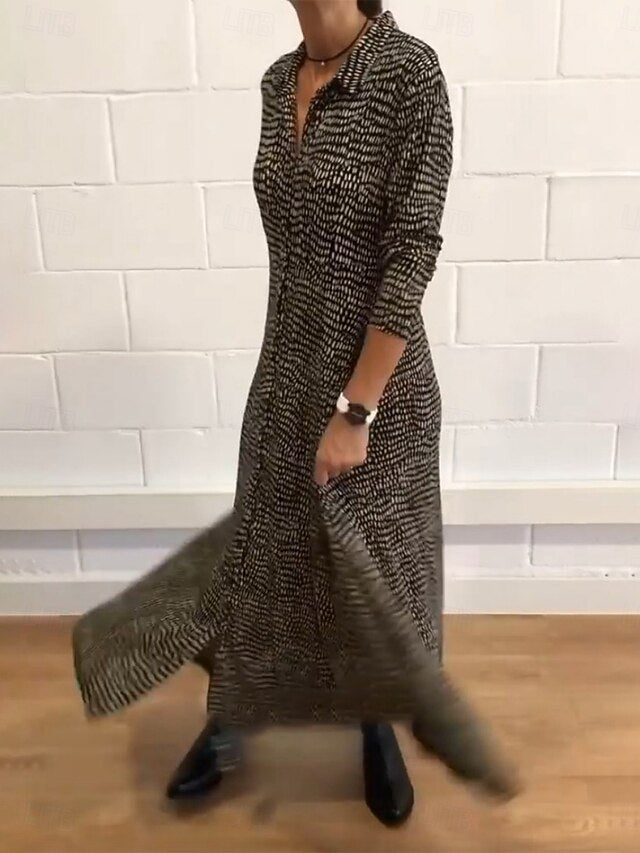 Women's Maxi Dress A Line Dress Casual Daily Loose Fit