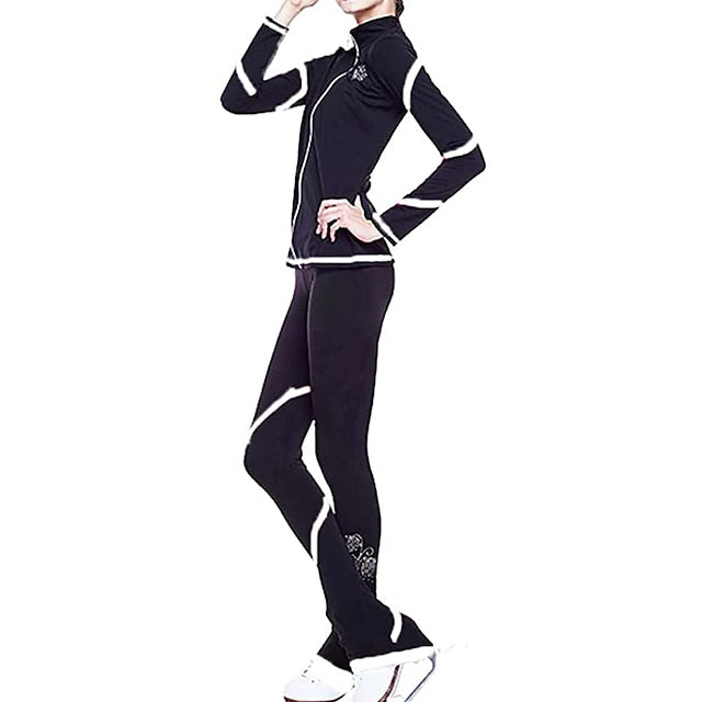 Figure Skating Jacket with Pants Women's Girls' Ice