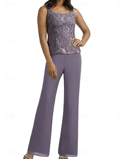 the Simple Wedding Elegant Bride of Mother Guest Dress Pantsuit