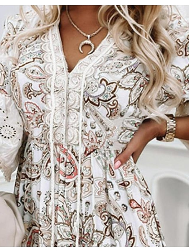 Women's Mini Dress Casual Dress Ethnic Dress Summer Dress