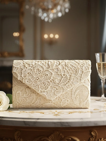 Women's Clutch Lace Chain Bag Evening with Strap