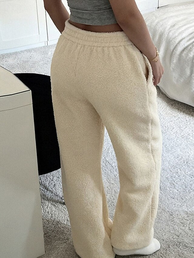 Women's Pants Trousers Elegant Fashion Casual Full Length