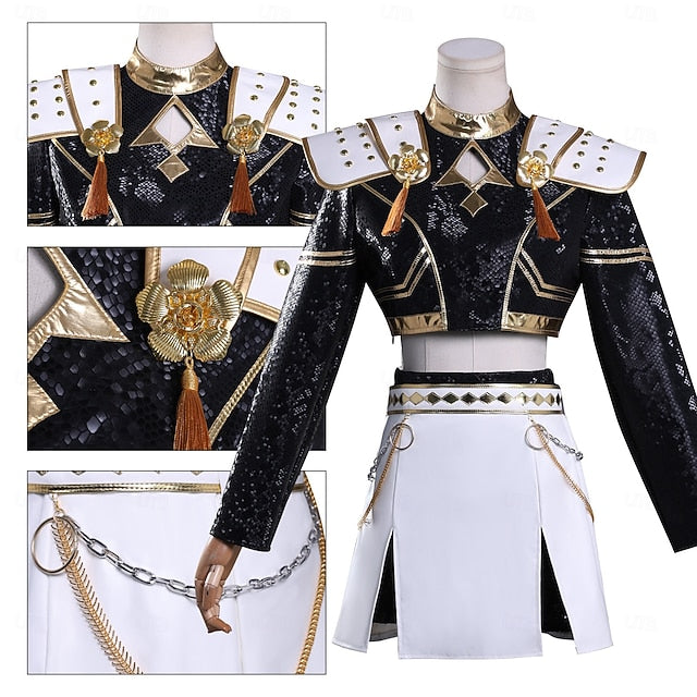 Korean Idol Inspired Pop Star Costume Fancy Dress Virtual Idol