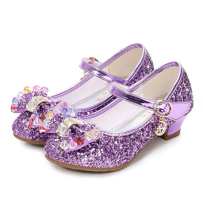 Shoes Jane Princess Glitter Mary Party Sparkling Girls' –