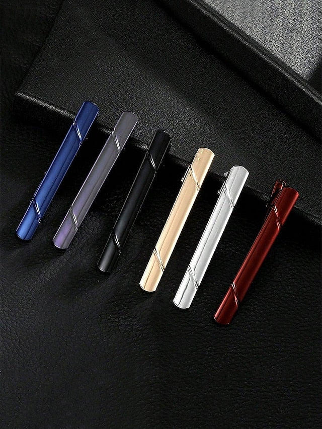 Clip Available Men's Colors 7 Tie - Metal Classic