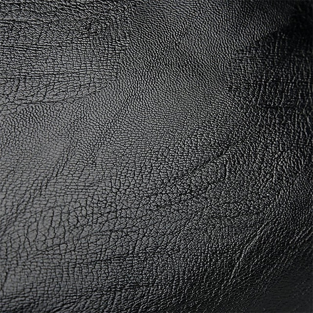 Faux Crossbody Black Bag Stylish Leather – Women's