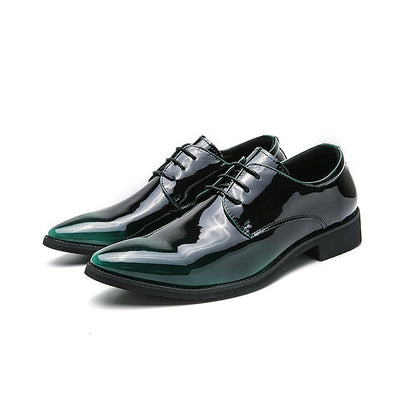 Shoes – Leather Shiny Men's Oxford Formal Patent