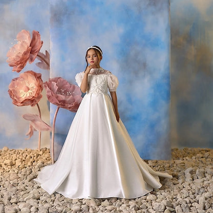 Party Dress Girl First Communion Girls' Flower