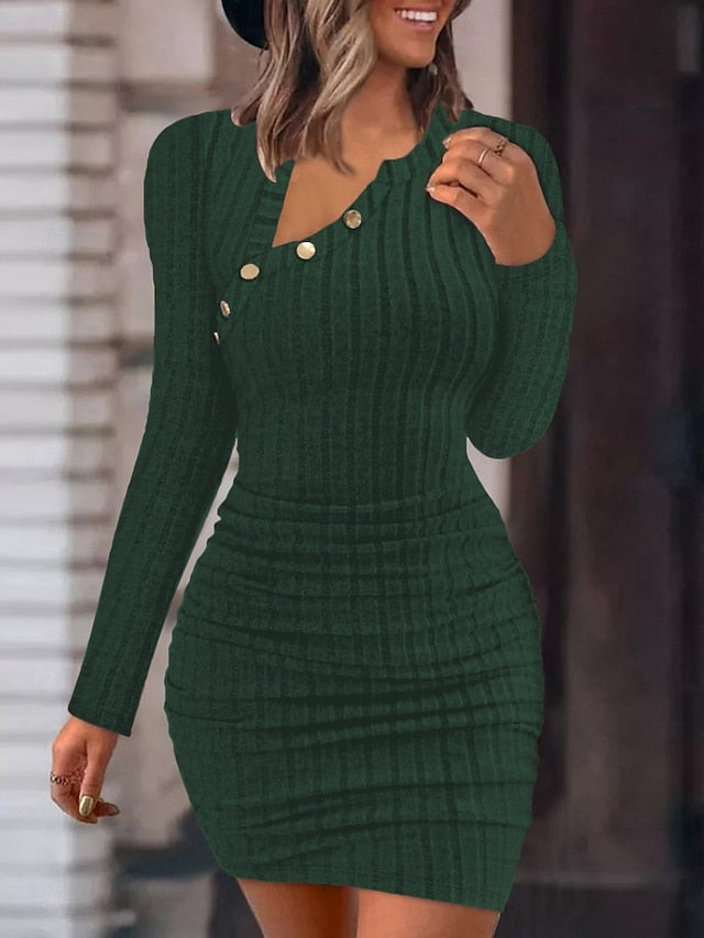 Women's Mini Dress Sheath Dress Bodycon Dress Casual Daily