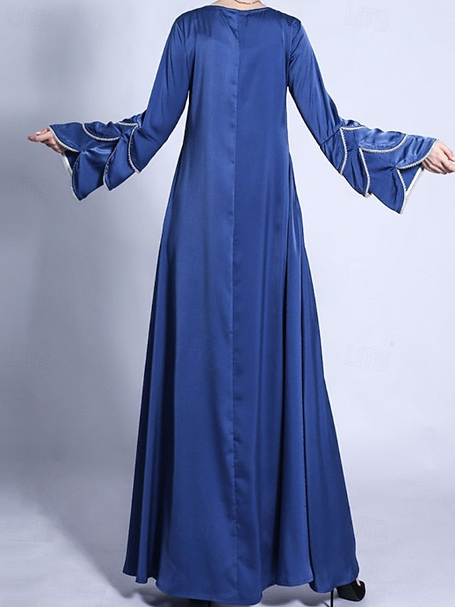 Women's Long Dress Maxi Dress Satin Dress Swing Dress