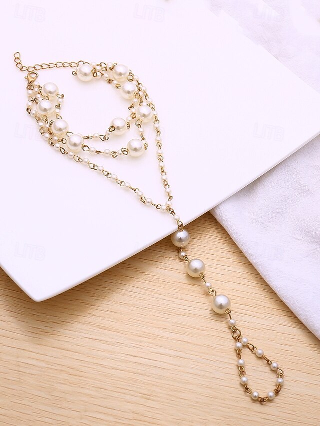 Elegant Chain Bracelet Women's – Foot Pearl Ankle