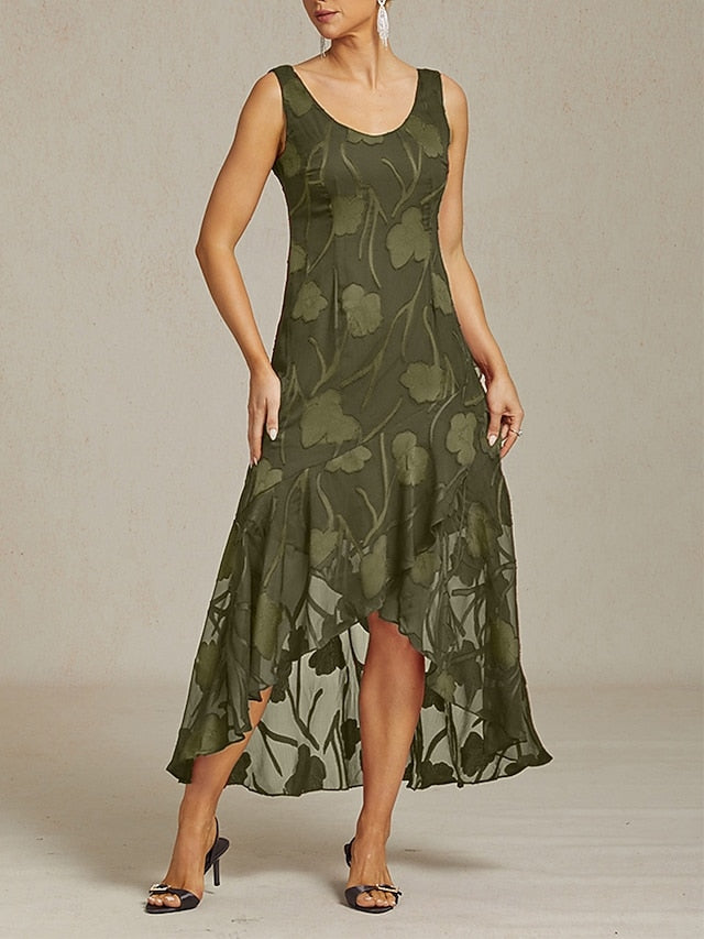 Women's Maxi Dress Ruffle Dress Elegant Wedding Wedding
